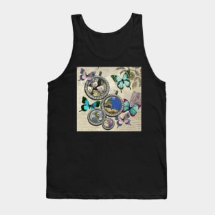 Butterflies and Flowers 01 Tank Top